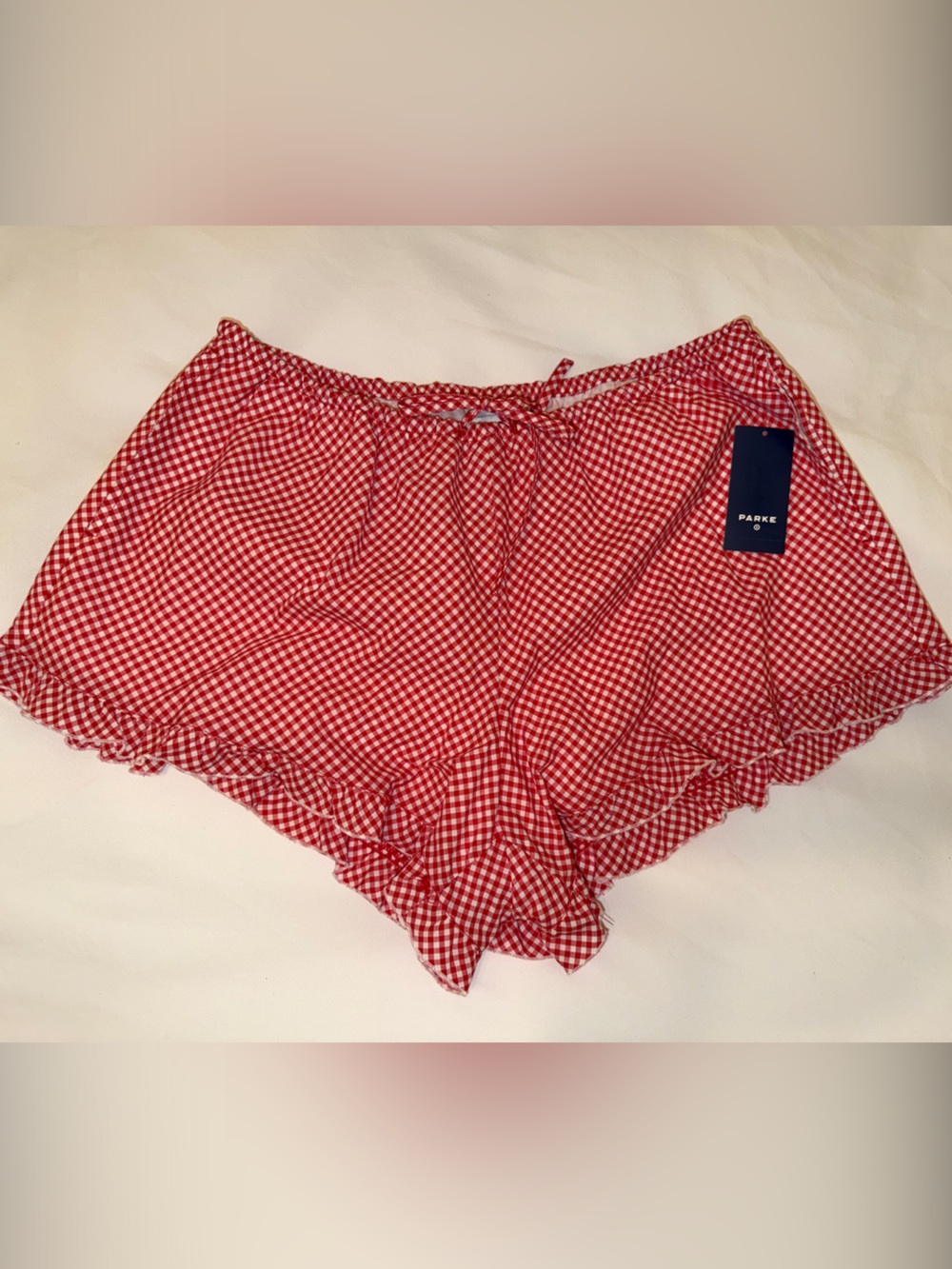 Parke x Target - mid rise drawstring shorts